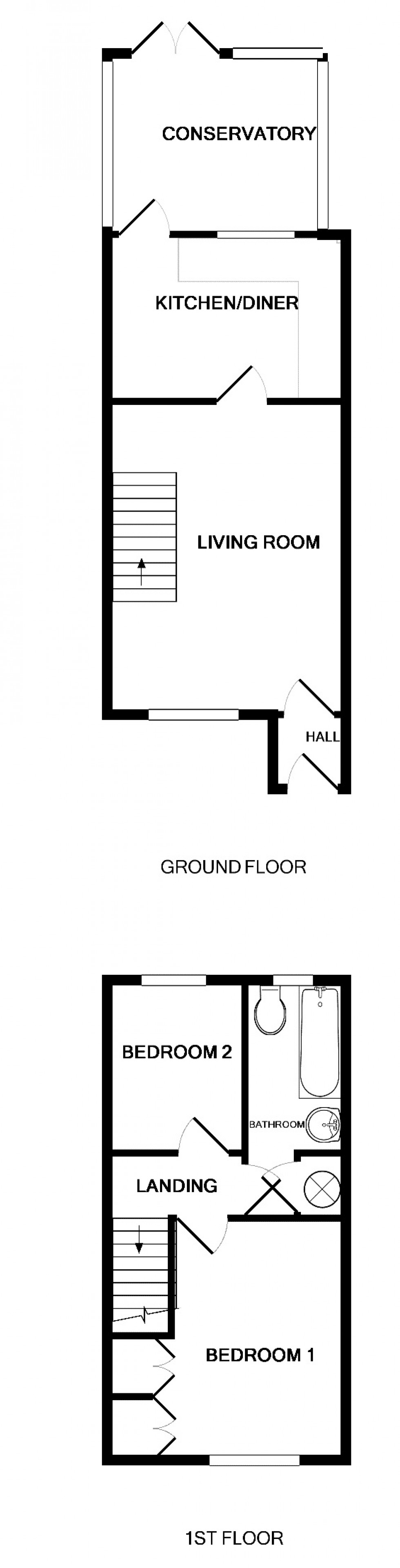 Floorplan for Chineham, Basingstoke