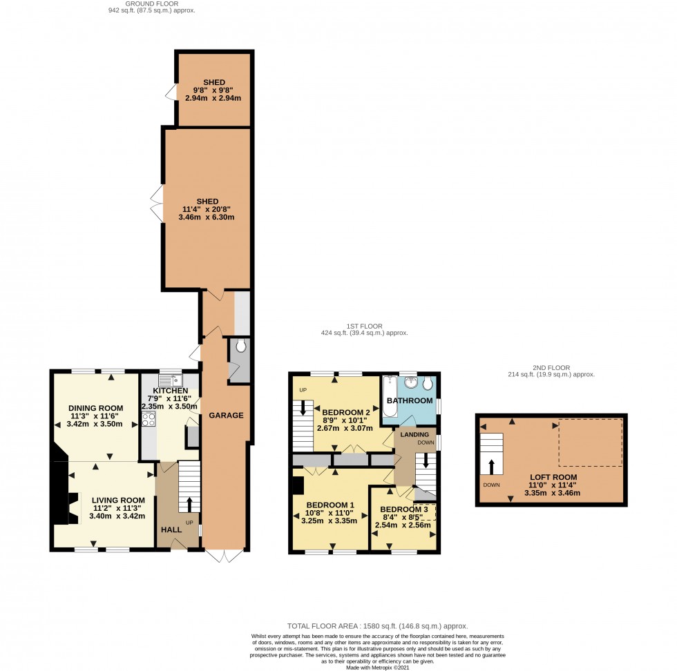Floorplan for South View, Basingstoke