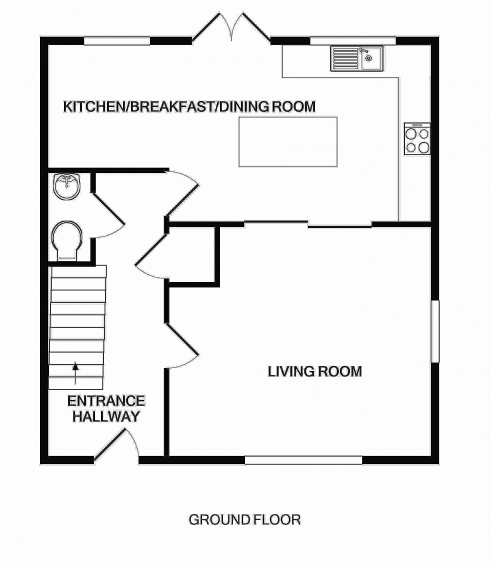 Floorplan for Monachus Row, Hartley Wintney