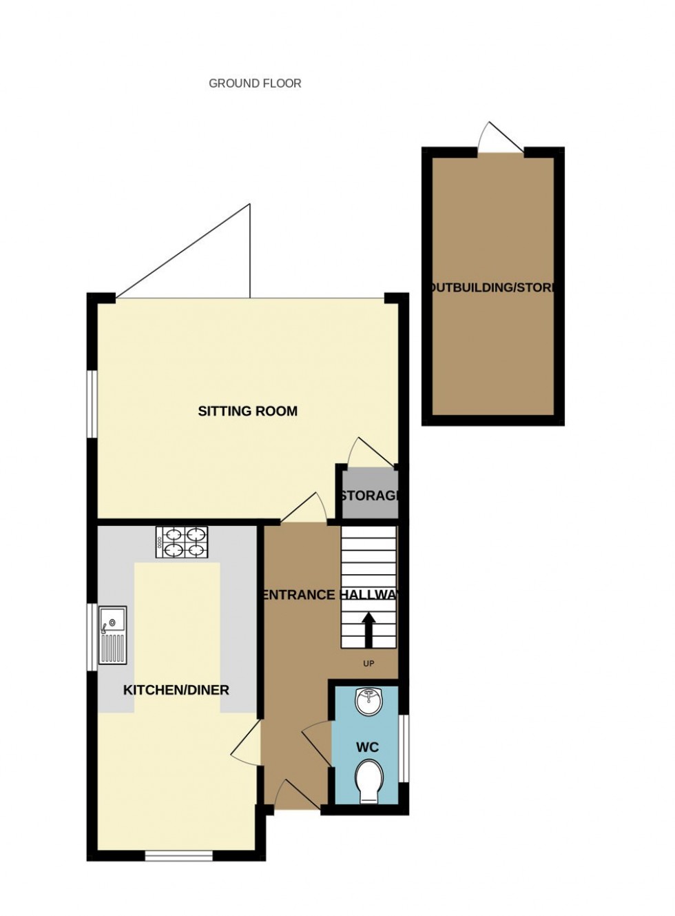 Floorplan for Dunnett Close, Hartley Wintney