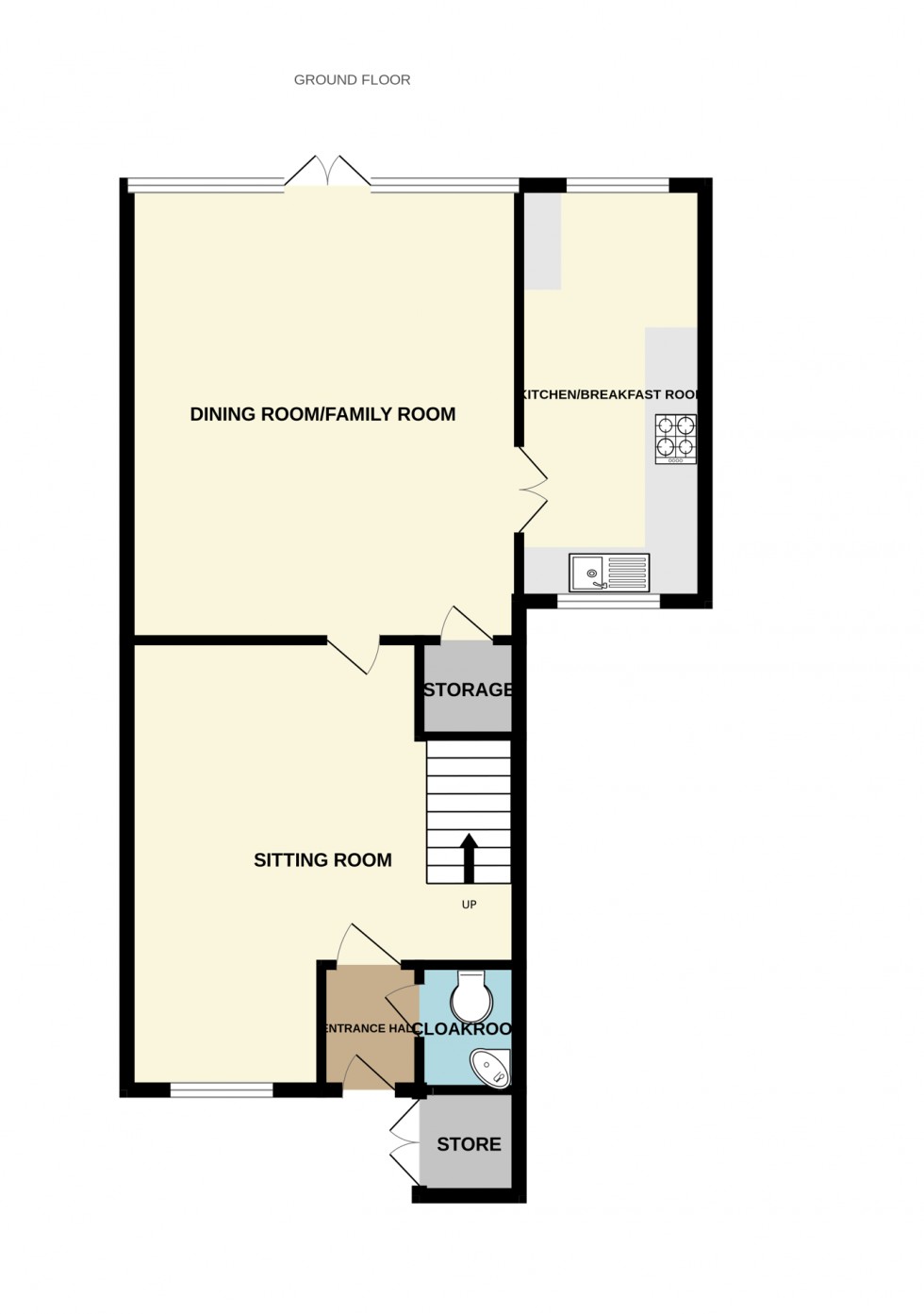 Floorplan for Bramley Drive, Hartley Wintney