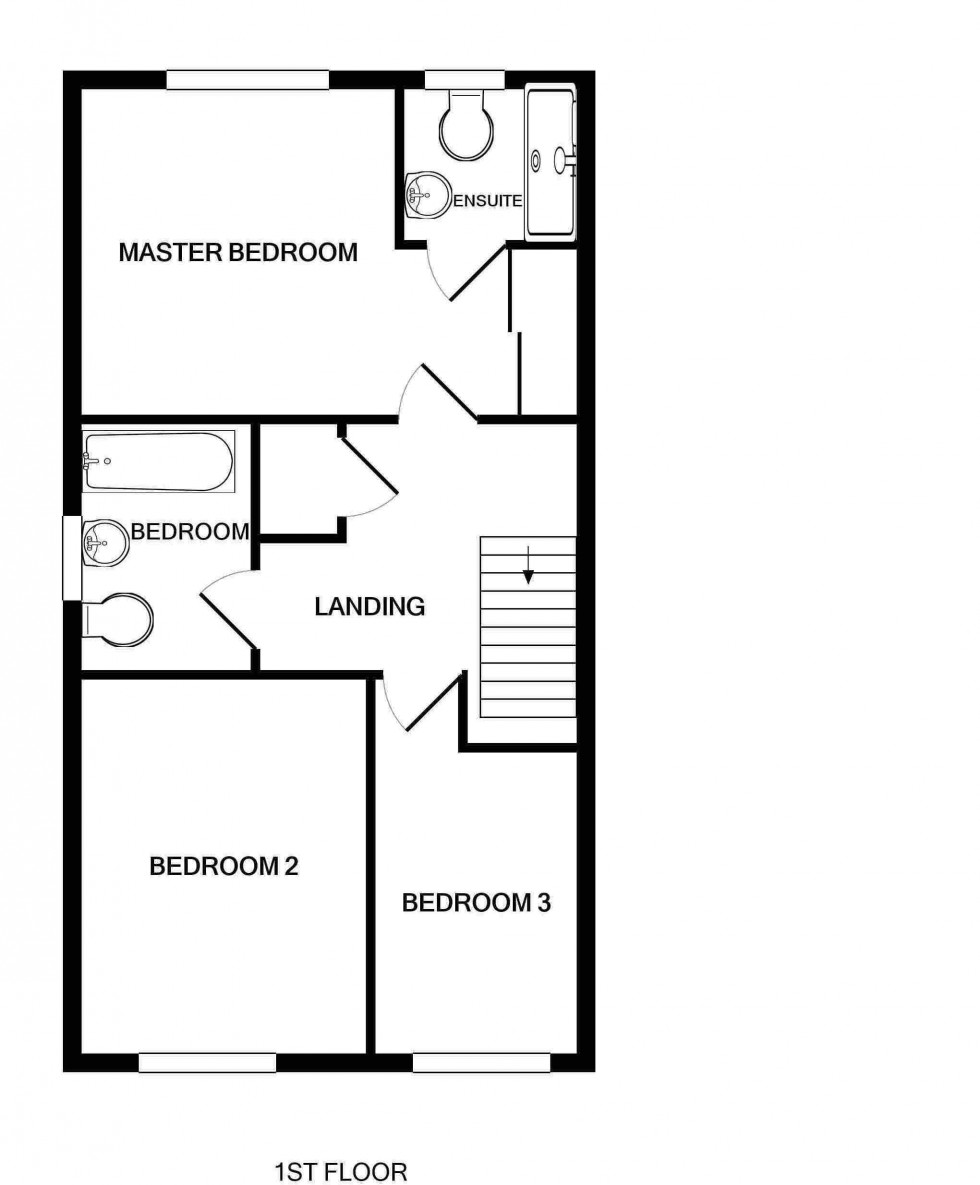 Floorplan for Baldwin Close, Hartley Wintney