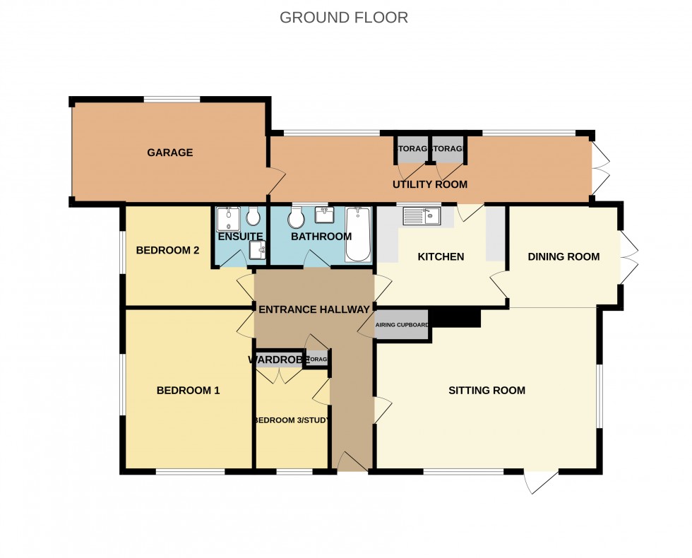 Floorplan for Hartford Road, Hartley Wintney