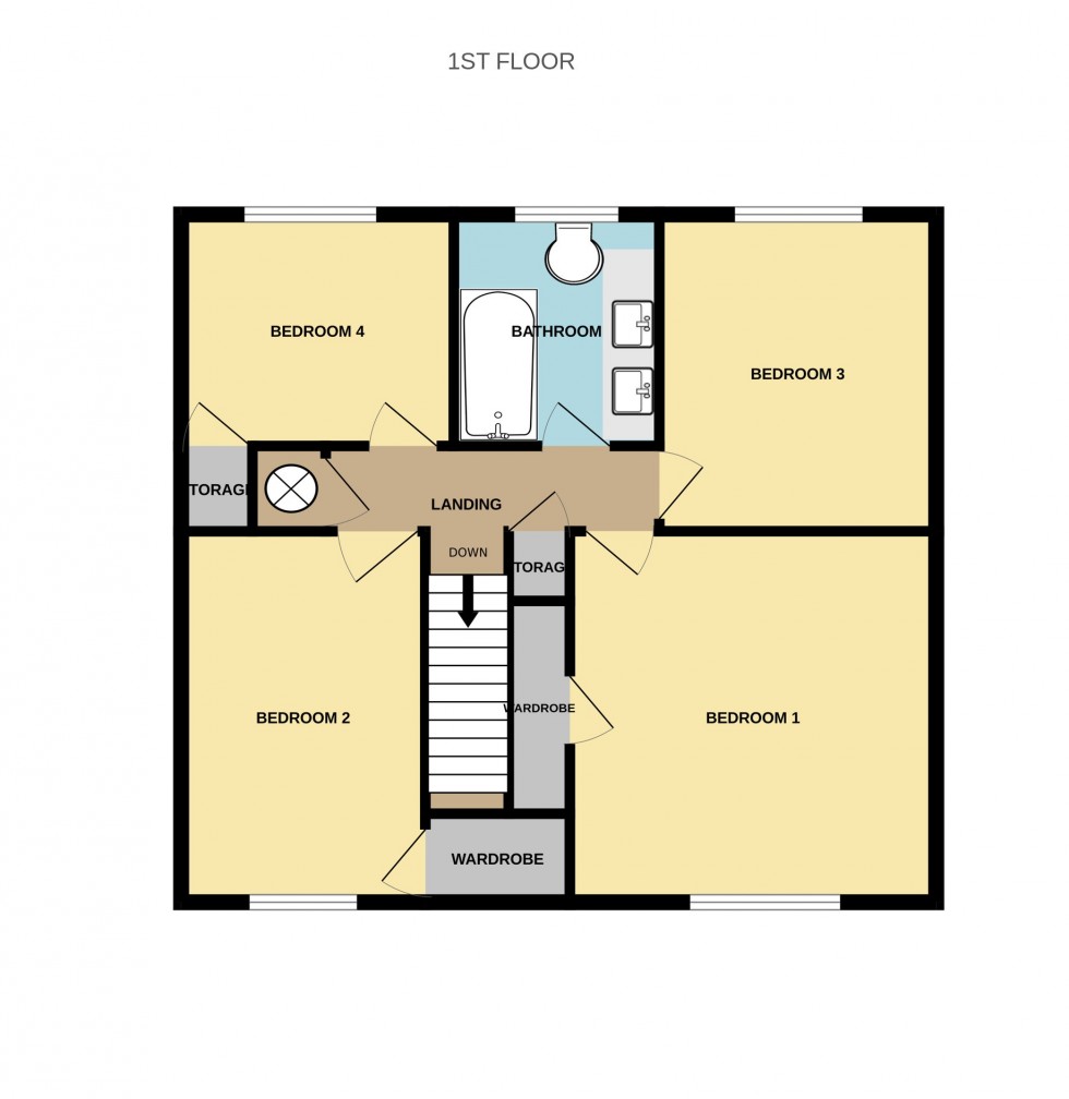 Floorplan for Rotherwick, Hook