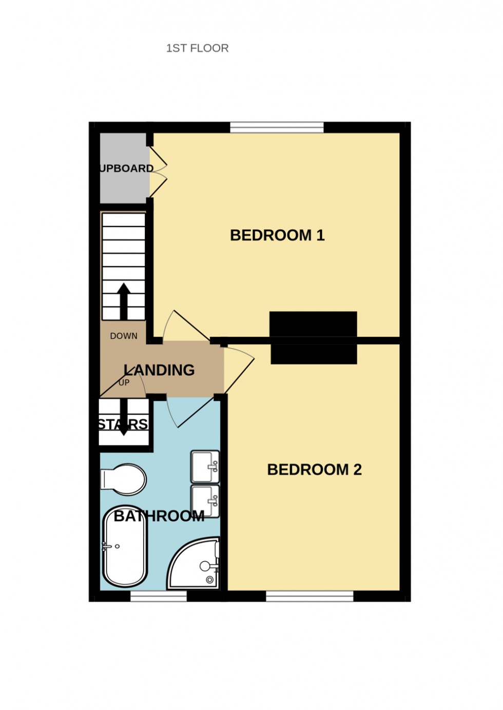 Floorplan for Hunts Common, Hartley Wintney