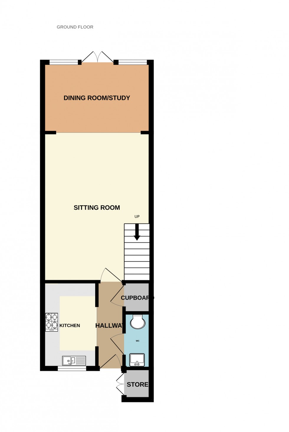 Floorplan for Damson Drive, Hartley Wintney