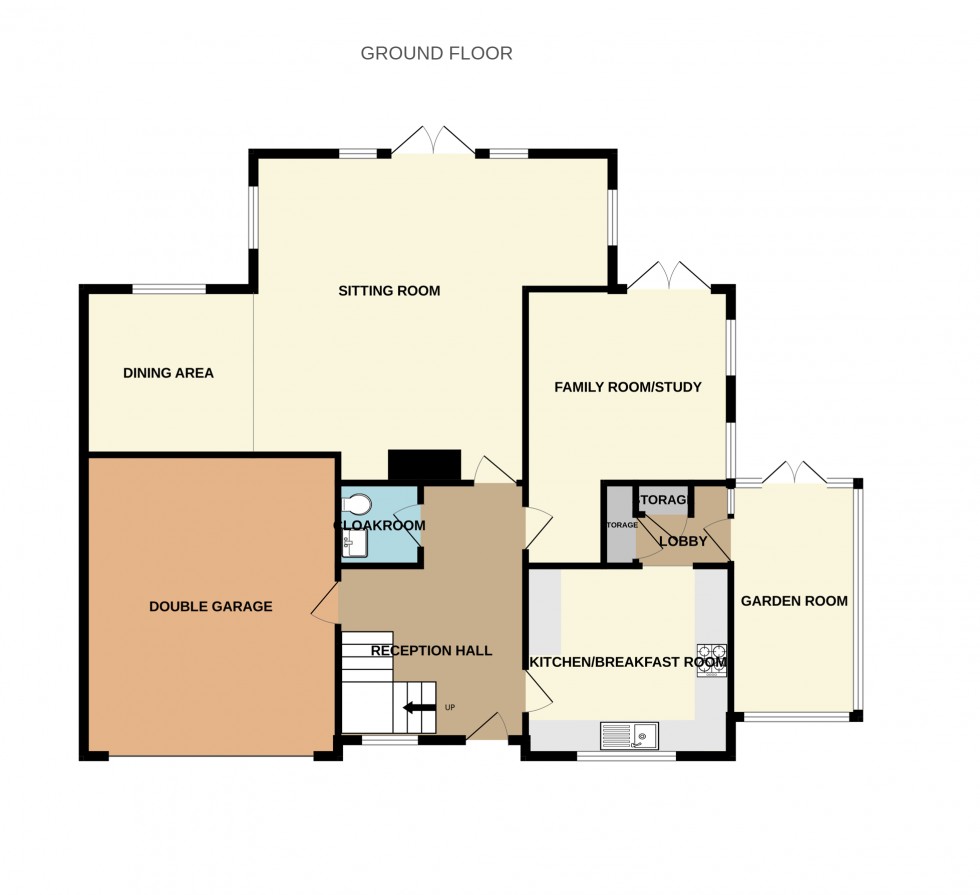 Floorplan for Springfield Avenue, Hartley Wintney
