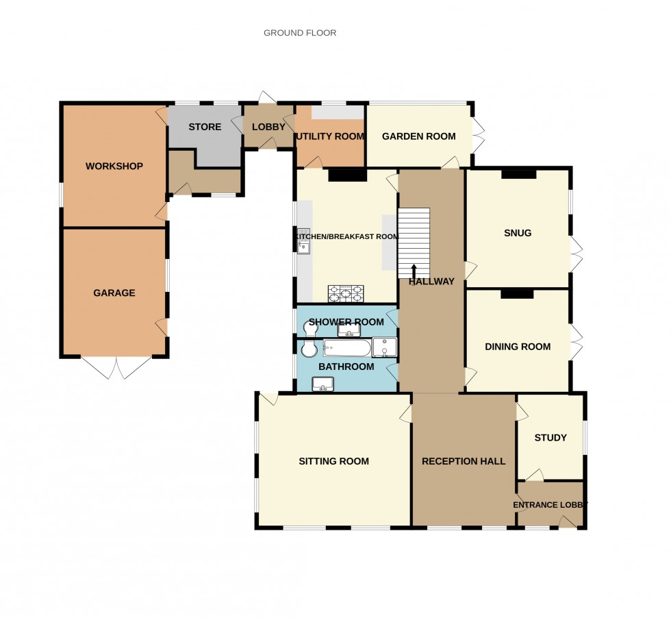Floorplan for Station Hill, Winchfield