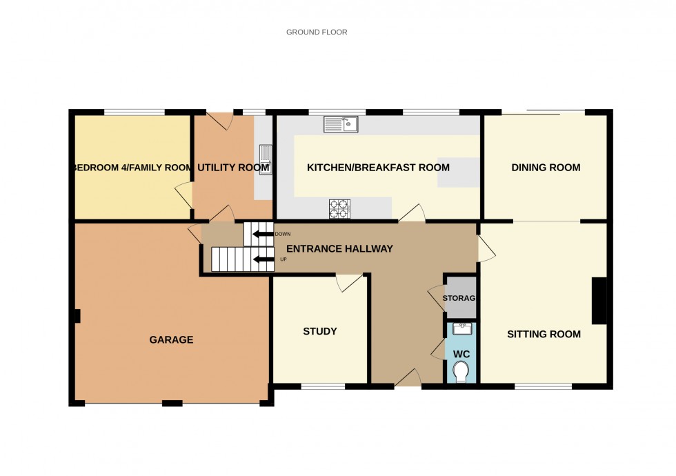 Floorplan for Waverley Close, Odiham