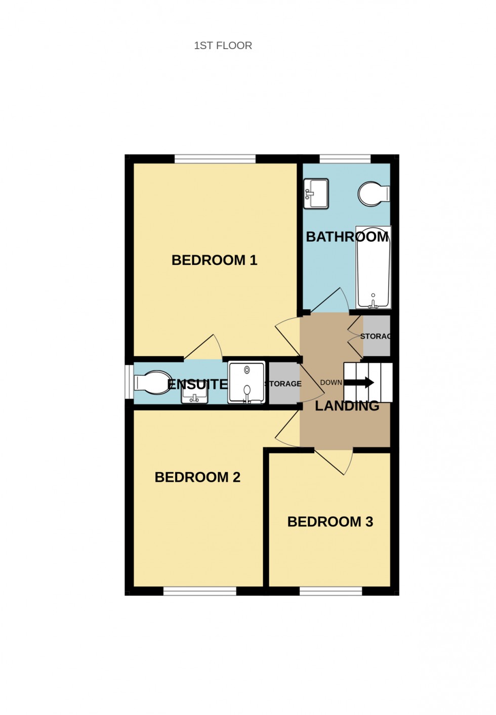 Floorplan for Waverley Close, Odiham