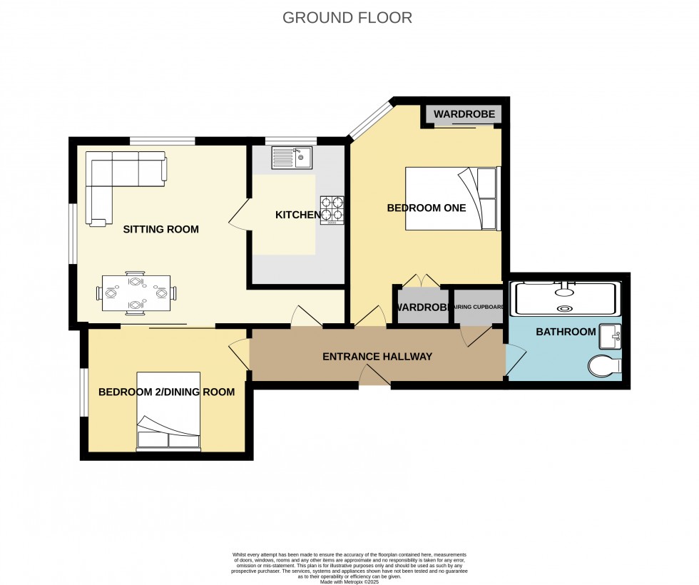 Floorplan for Fleur De Lis, Hartley Wintney