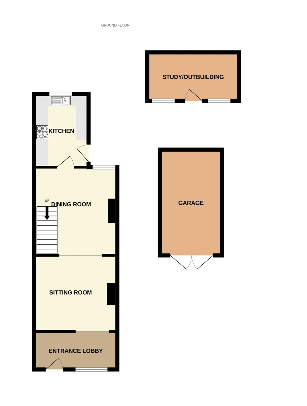 Floorplan for Cedar Terrace, Thackhams Lane, Hartley Wintney
