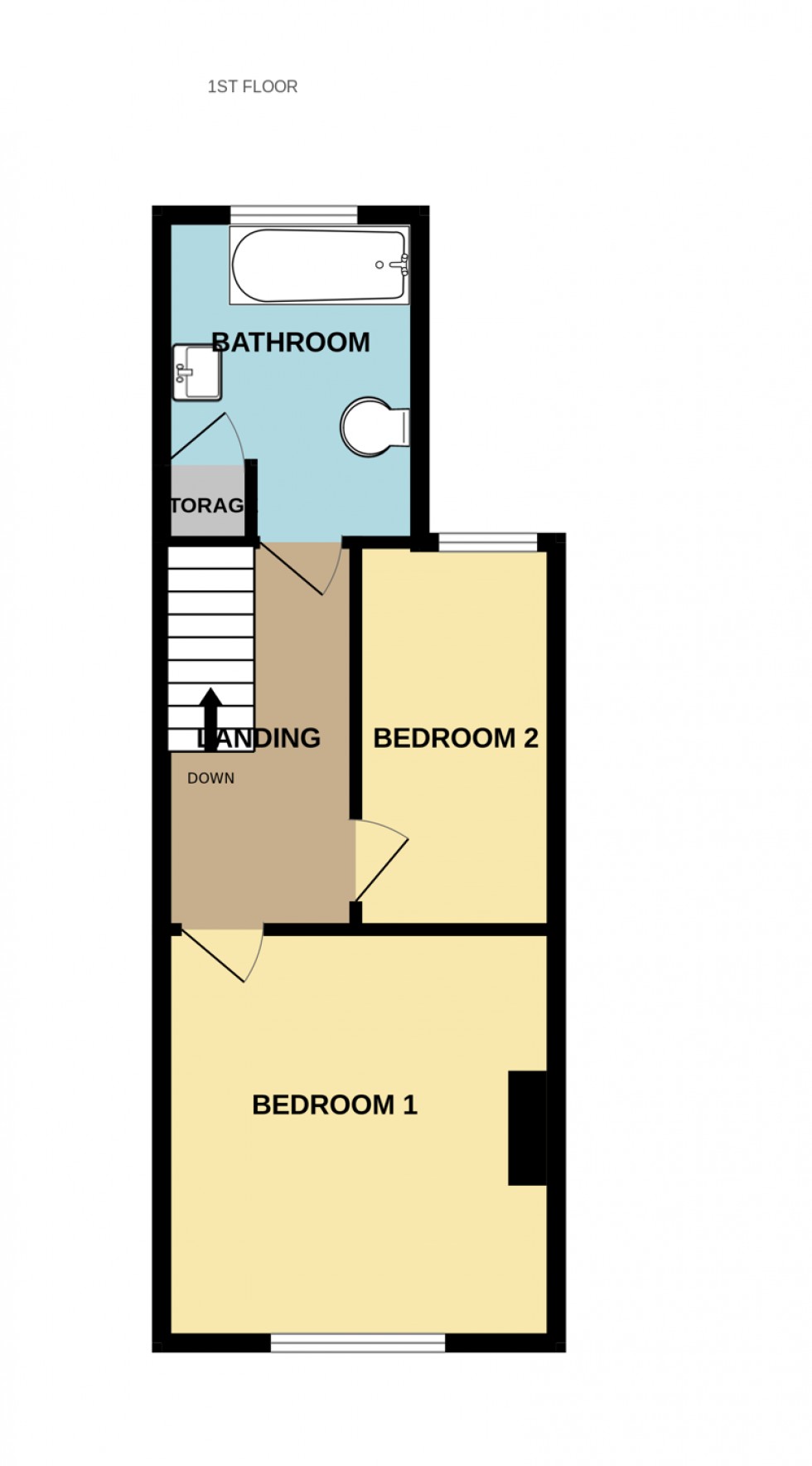 Floorplan for Cedar Terrace, Thackhams Lane, Hartley Wintney