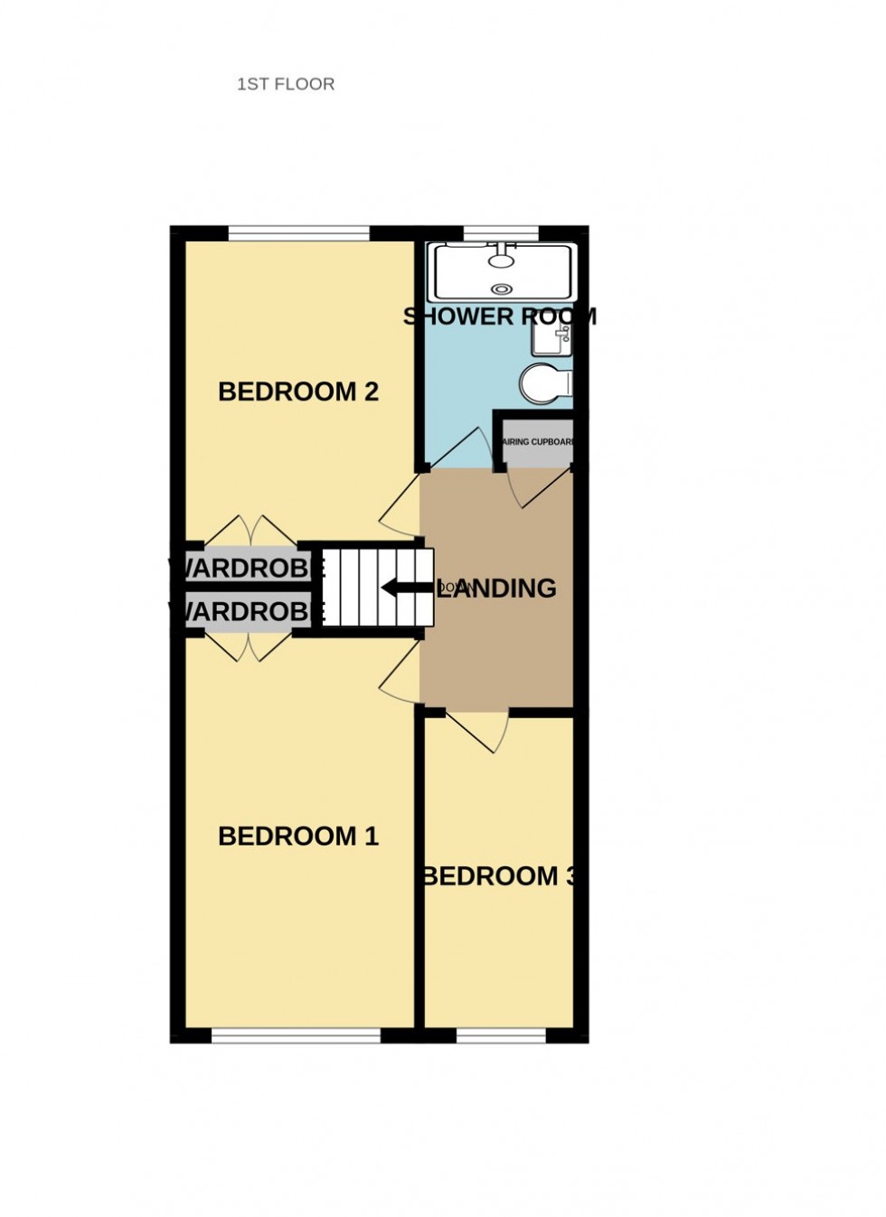 Floorplan for Robins Grove Crescent, Yateley