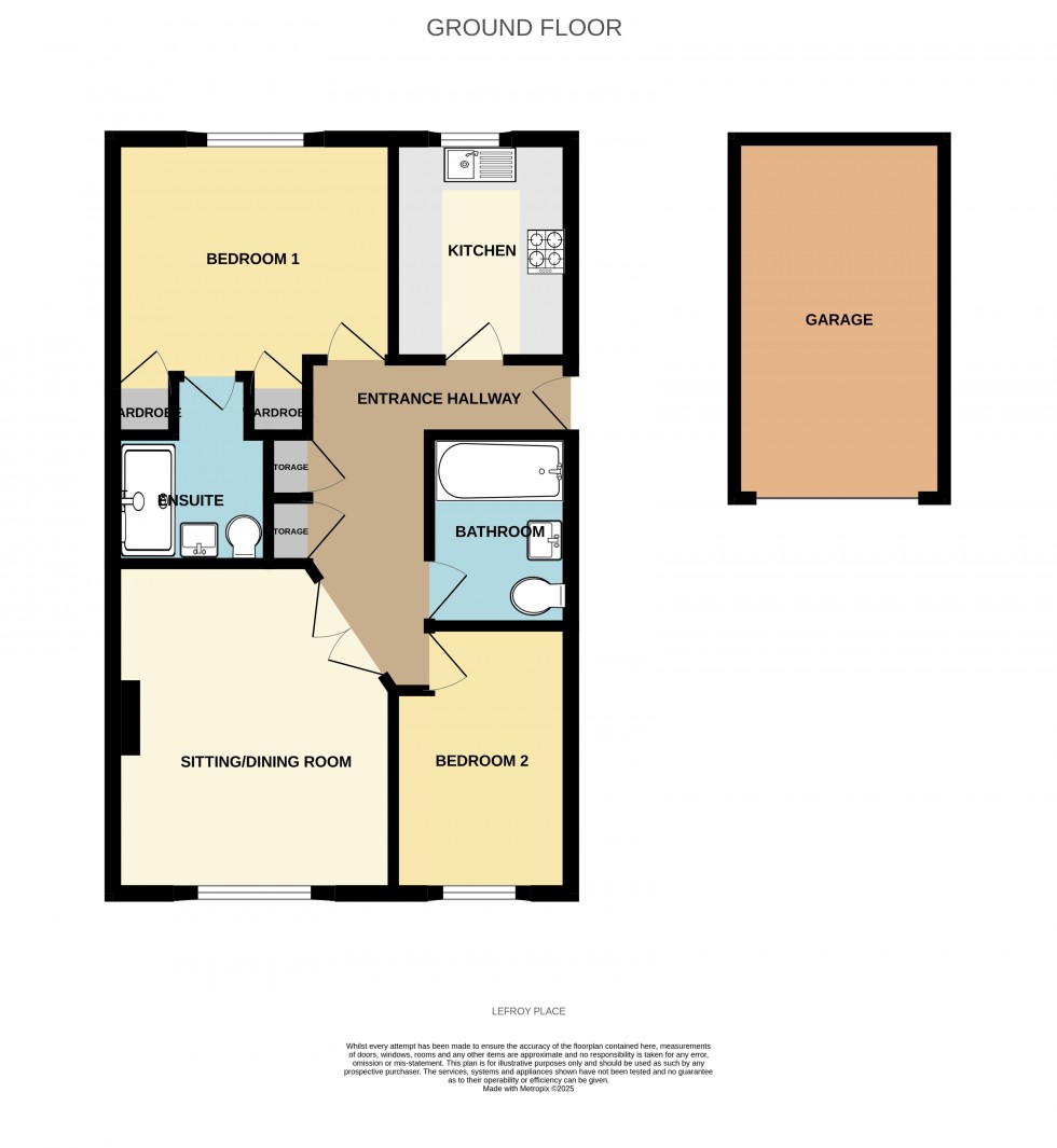 Floorplan for Lefroy Park, Fleet