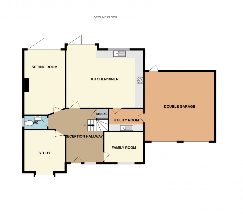 Floorplan for Little Paddock, Sherfield-on-Loddon
