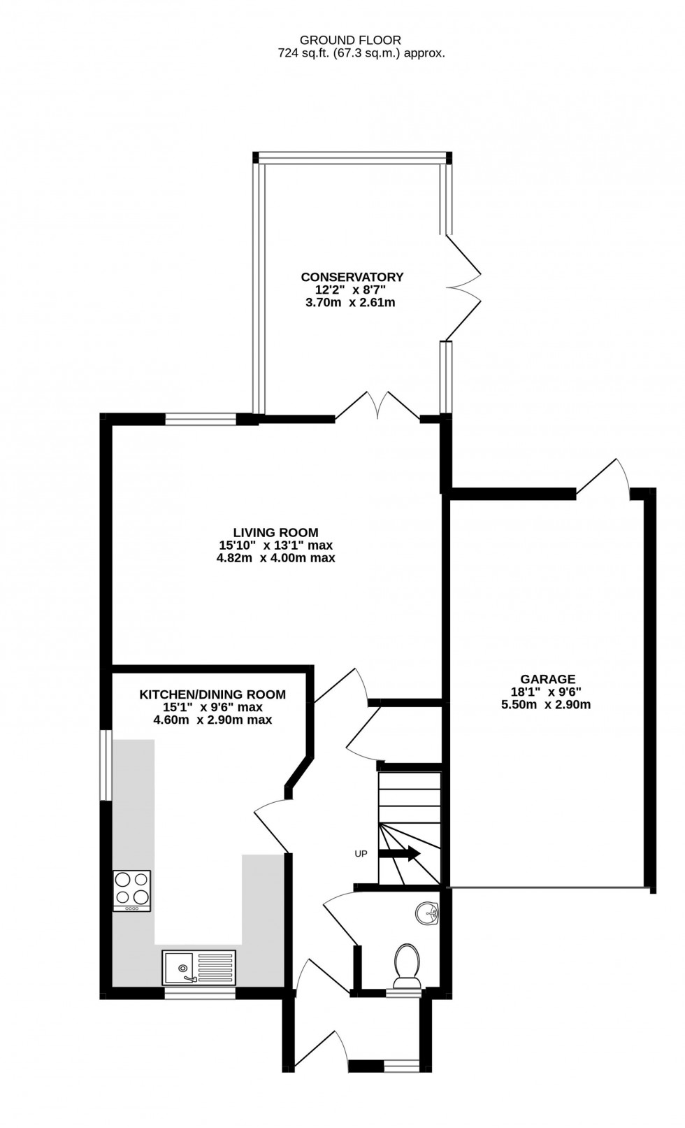 Floorplan for The Hurst, Winchfield