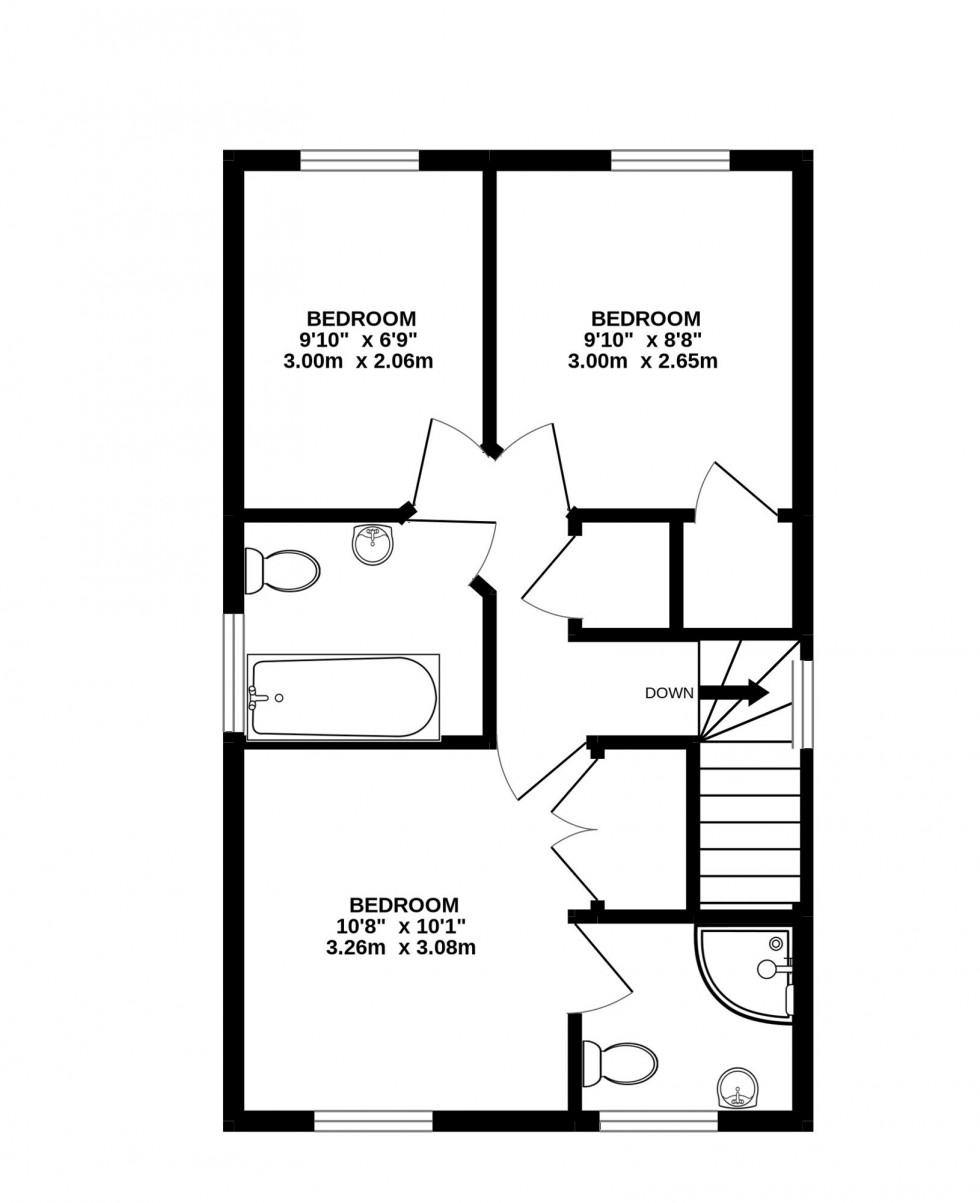 Floorplan for The Hurst, Winchfield