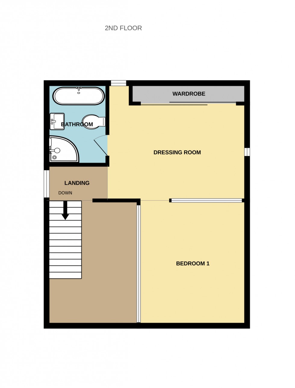 Floorplan for Charlotte Terrace, King Street, Odiham