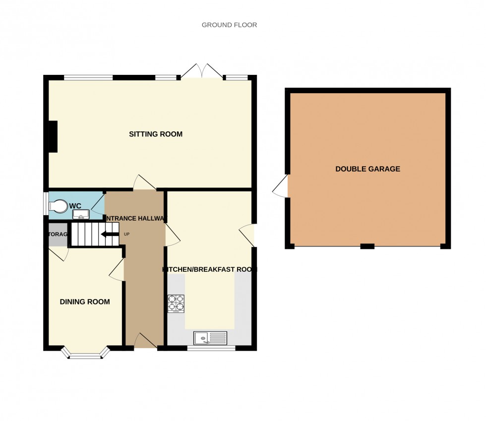 Floorplan for Longbridge Close, Sherfield-on-Loddon