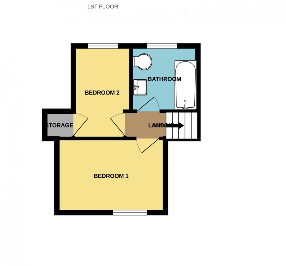 Floorplan for Hunts Cottages, Hunts Common, Hartley Wintney
