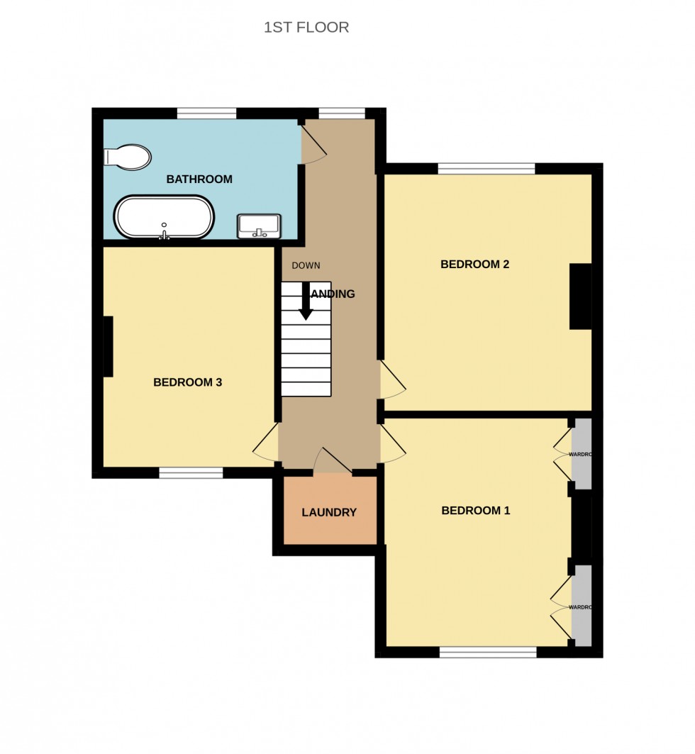 Floorplan for Phoenix Terrace, Hartley Wintney