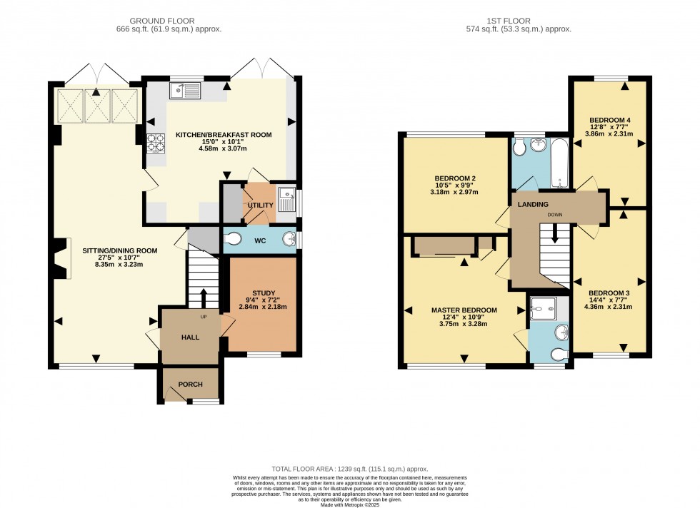 Floorplan for Cranbourne Lane, Basingstoke