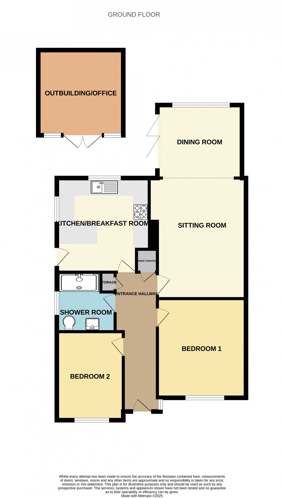 Floorplan for Rock Gardens, Aldershot