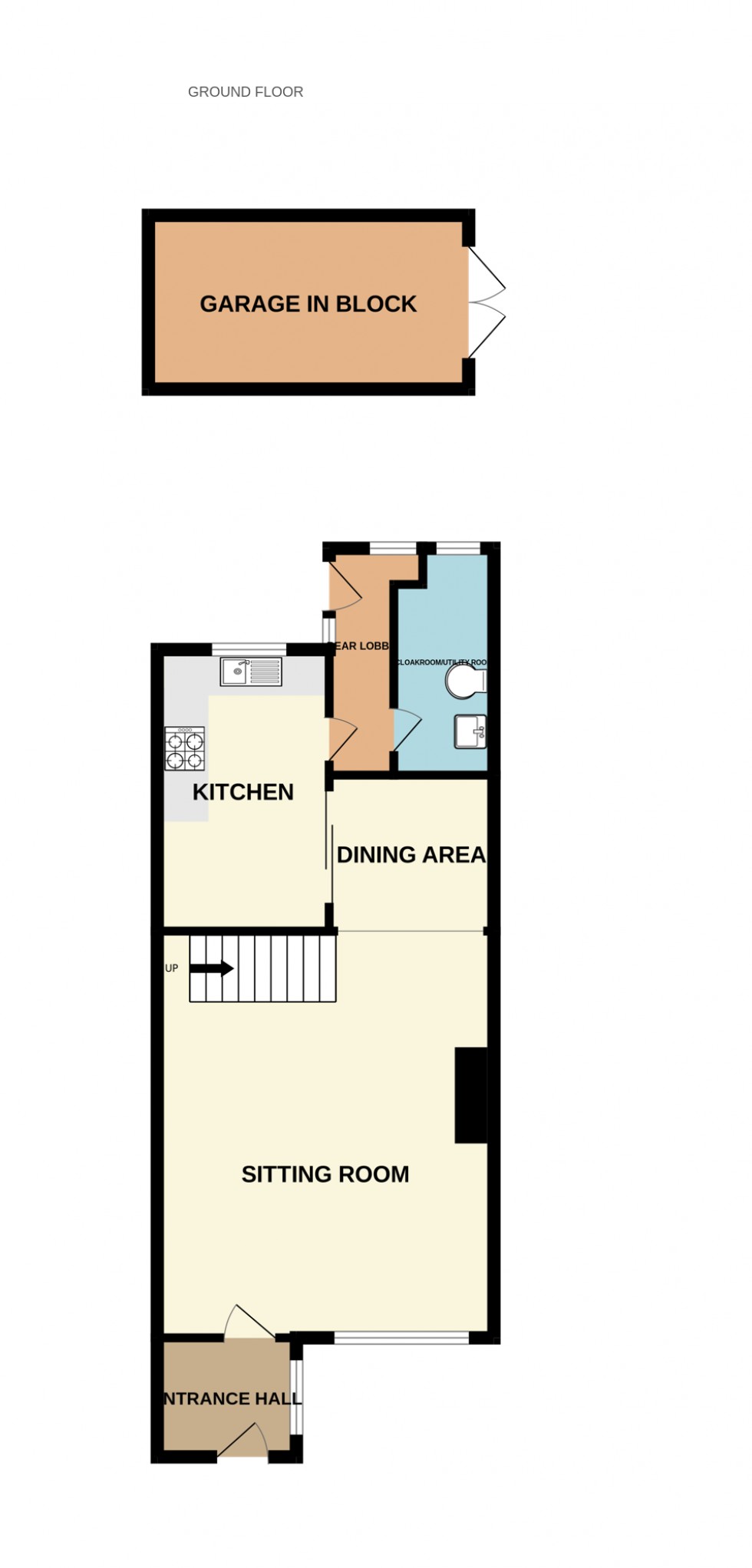 Floorplan for Robins Grove Crescent, Yateley