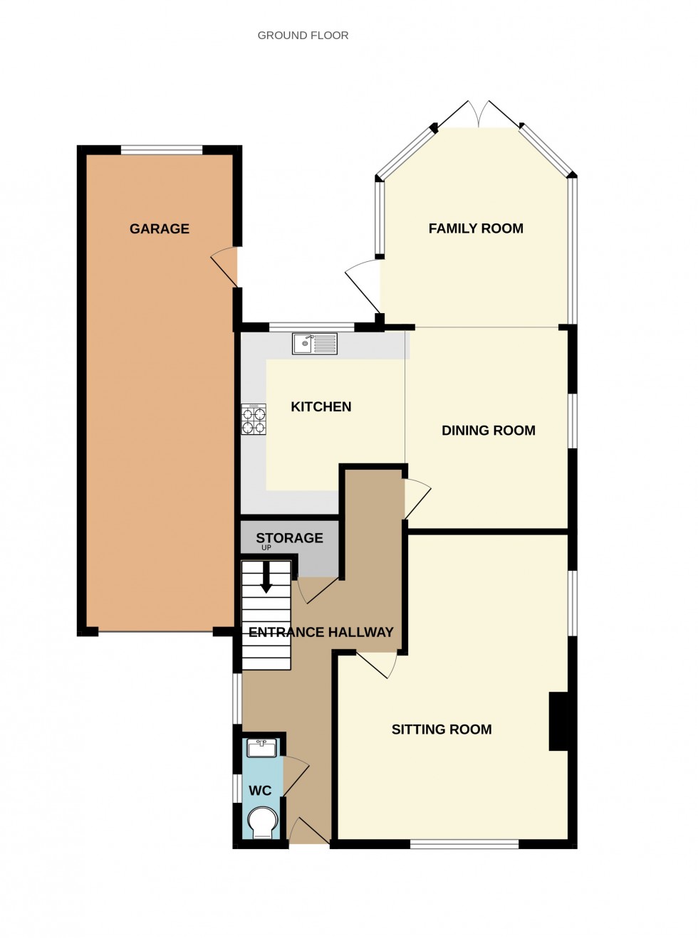 Floorplan for Heather Grove, Hartley Wintney