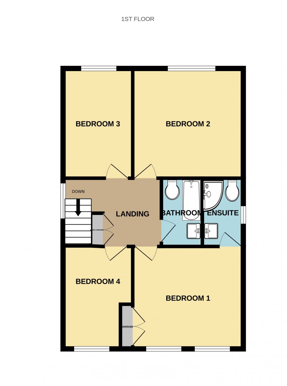 Floorplan for Heather Grove, Hartley Wintney