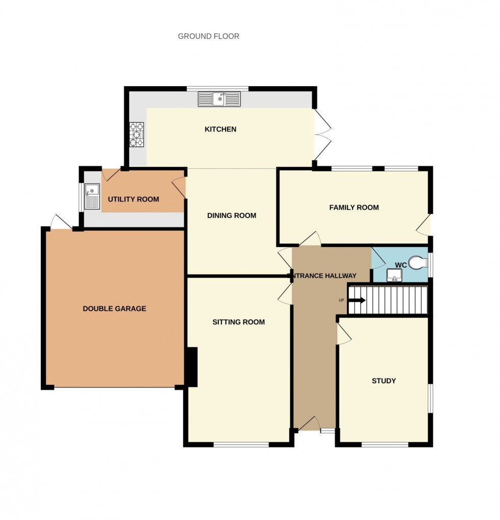 Floorplan for Franklin Avenue, Hartley Wintney