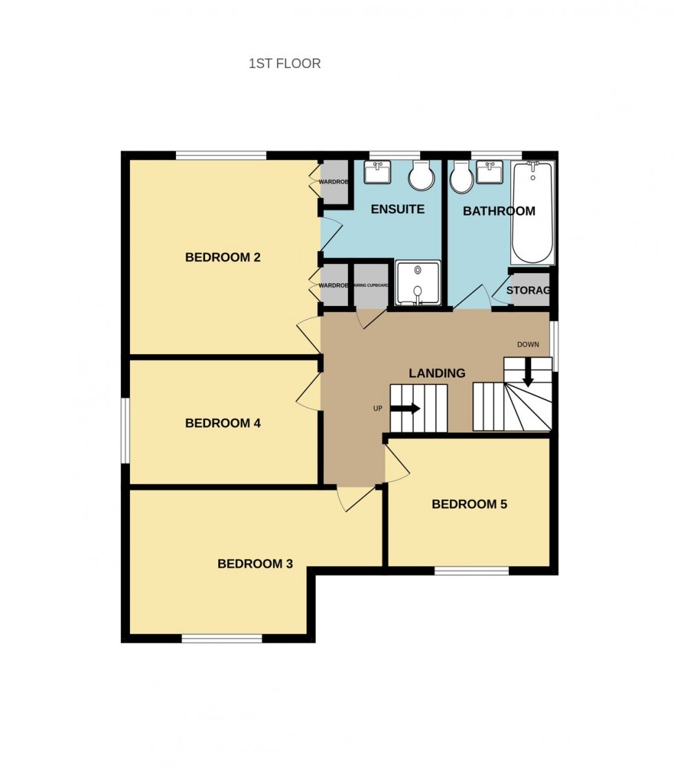 Floorplan for Franklin Avenue, Hartley Wintney