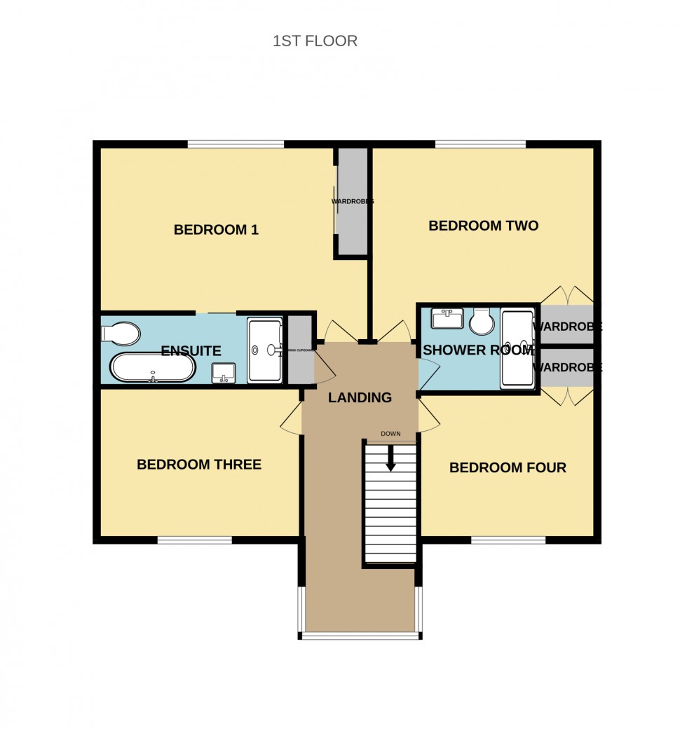 Floorplan for Kempshott, Basingstoke