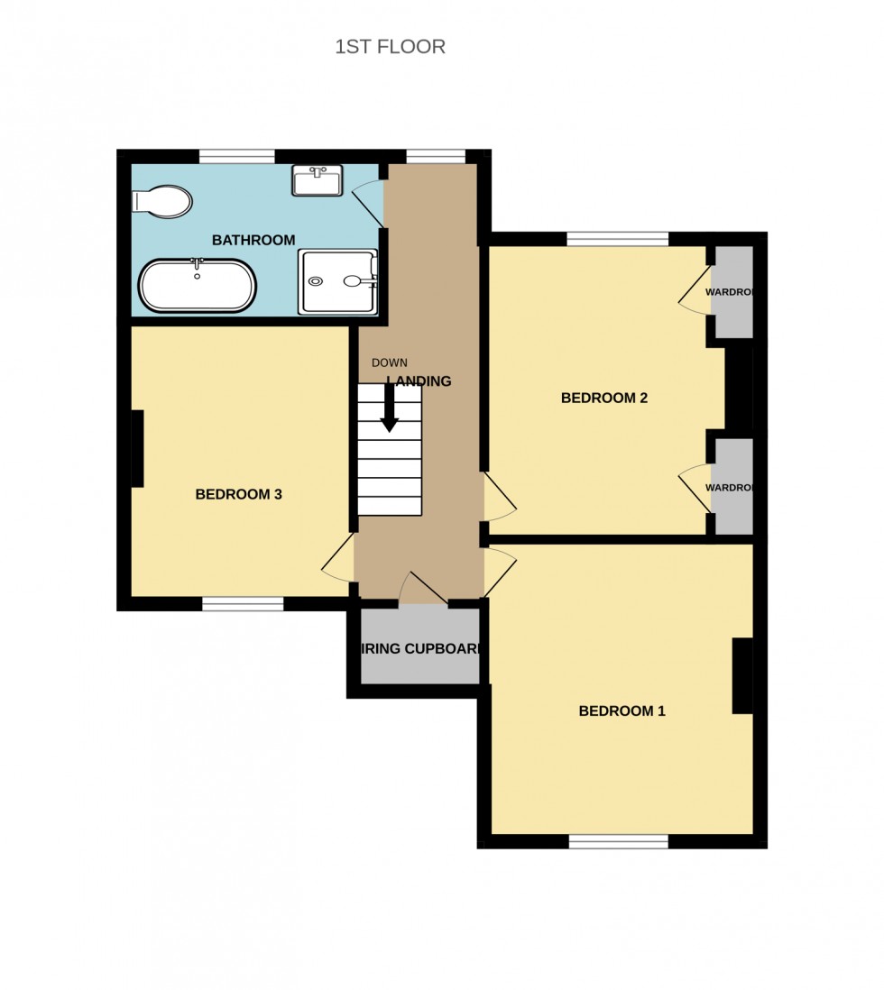 Floorplan for Phoenix Terrace, Hartley Wintney