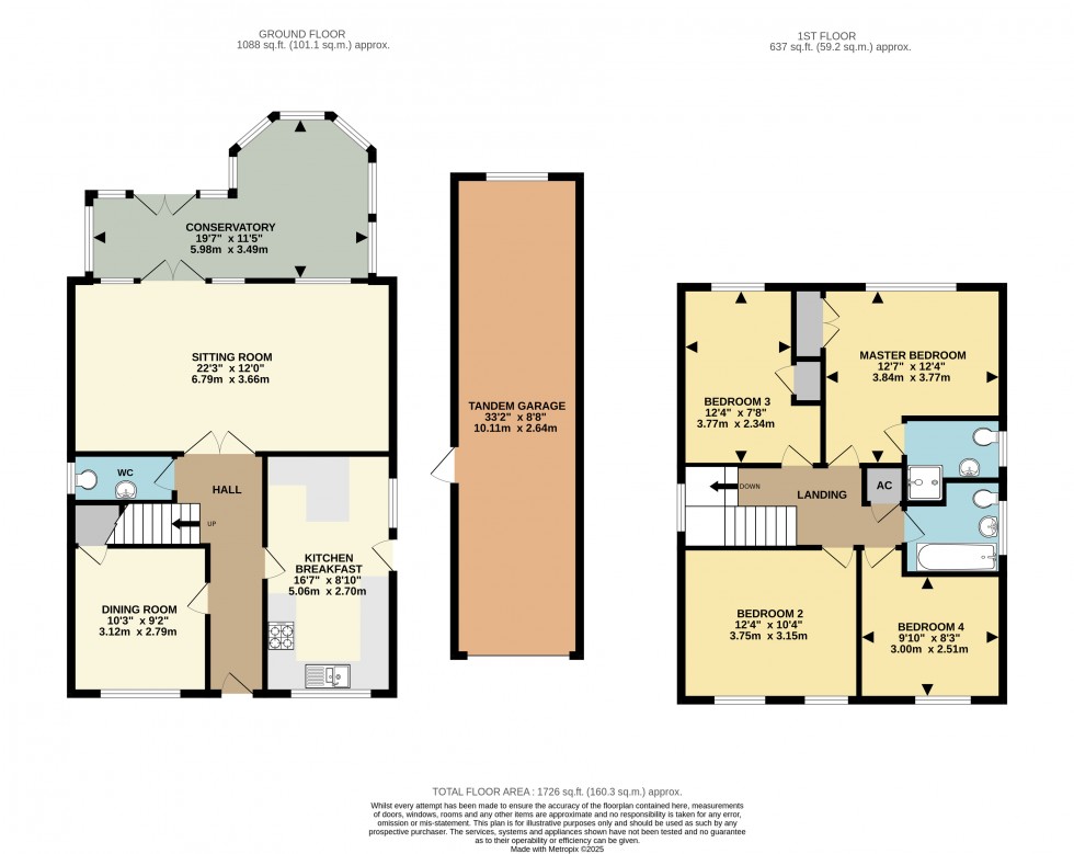 Floorplan for Wykeham Drive, Basingstoke