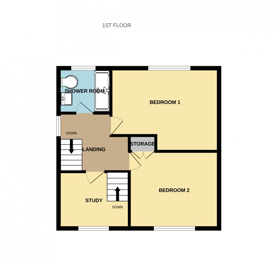 Floorplan for The Hurst, Winchfield