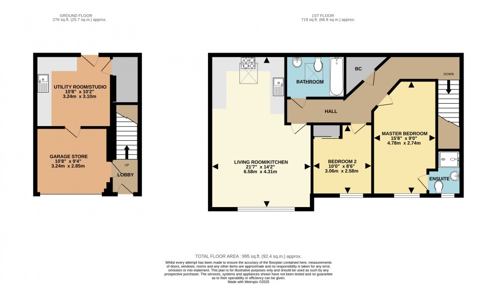 Floorplan for Rooksdown, Basingstoke