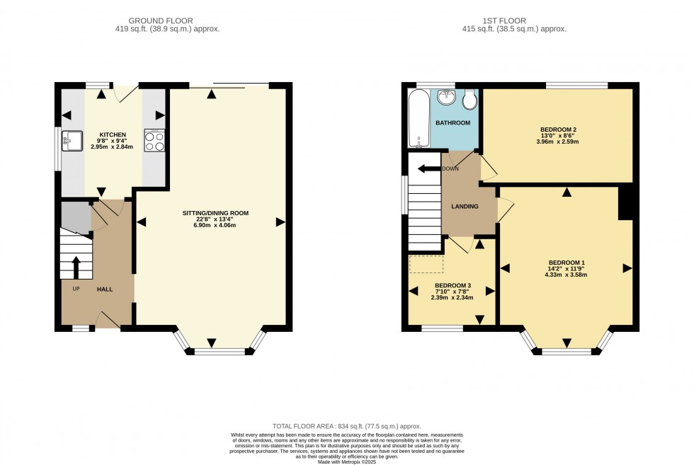 Floorplan for Harrow Way, Basingstoke