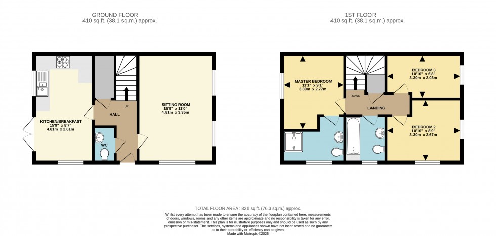 Floorplan for On The Green, Basingstoke