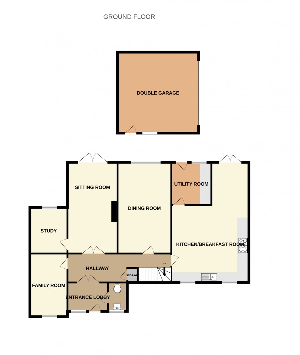 Floorplan for The Street, Bramley, Tadley