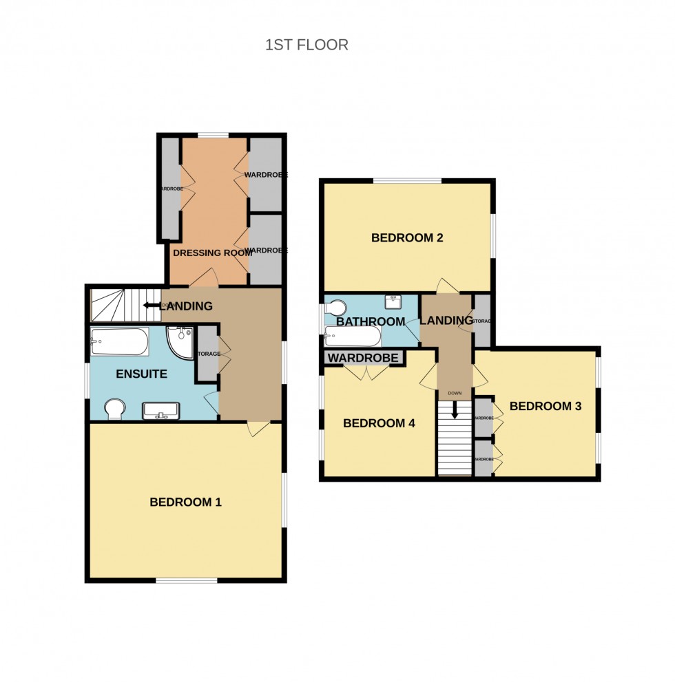 Floorplan for Vicarage Lane, Hound Green