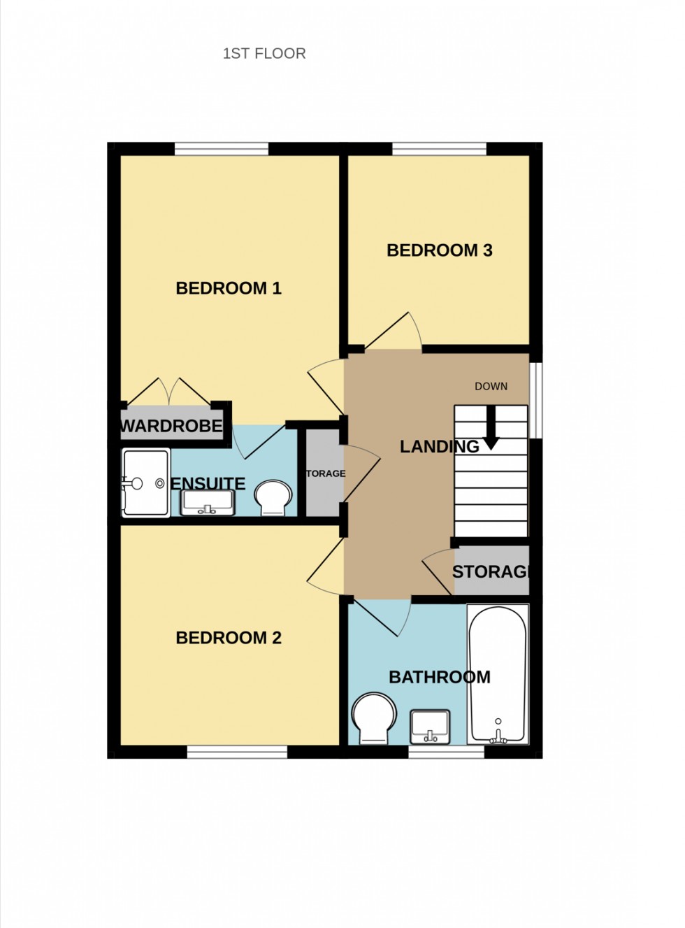 Floorplan for Harebell Gardens, Hartley Wintney