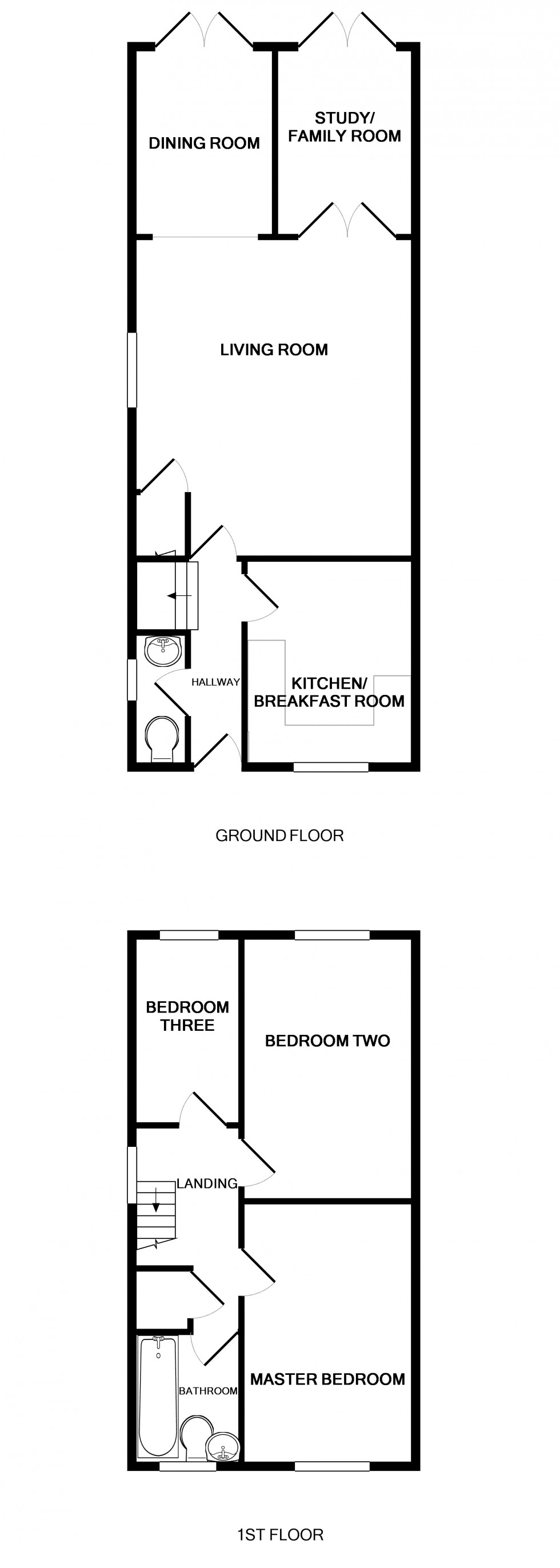 Floorplan for Chineham, Basingstoke
