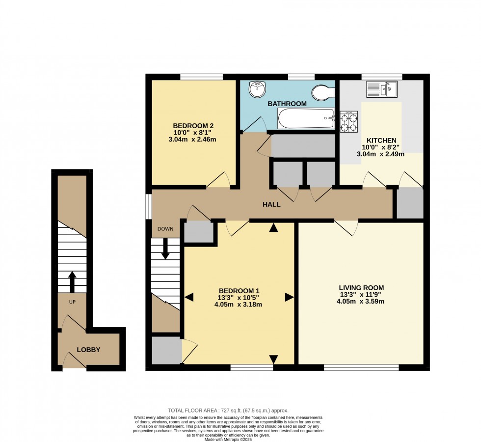 Floorplan for Popley, Basingstoke