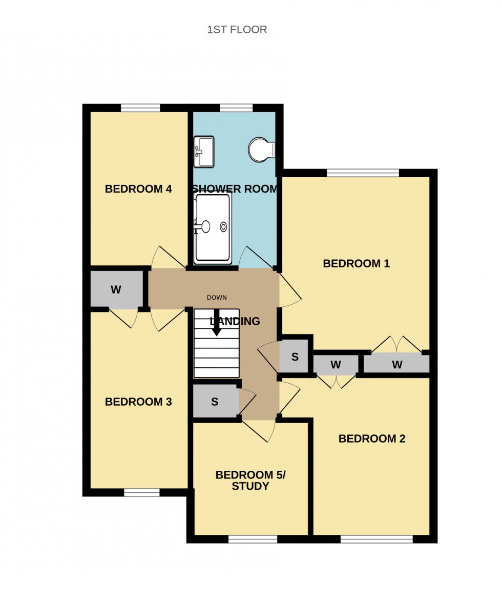 Floorplan for Mitchell Avenue, Hartley Wintney