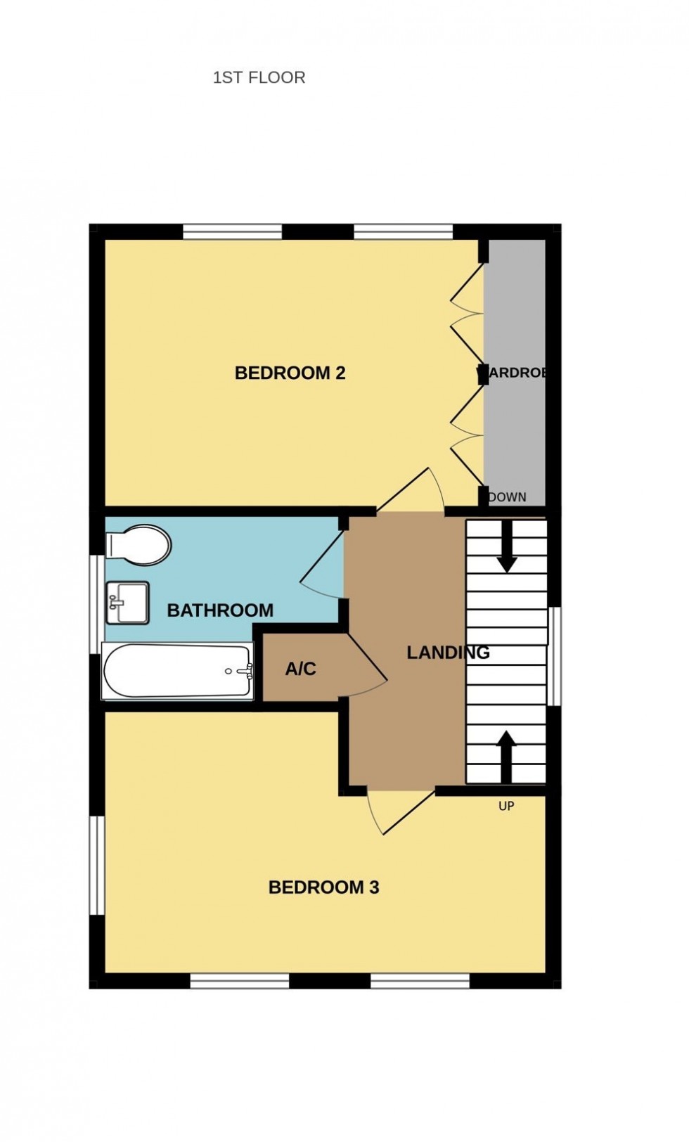 Floorplan for Baldwin Close, Hartley Wintney