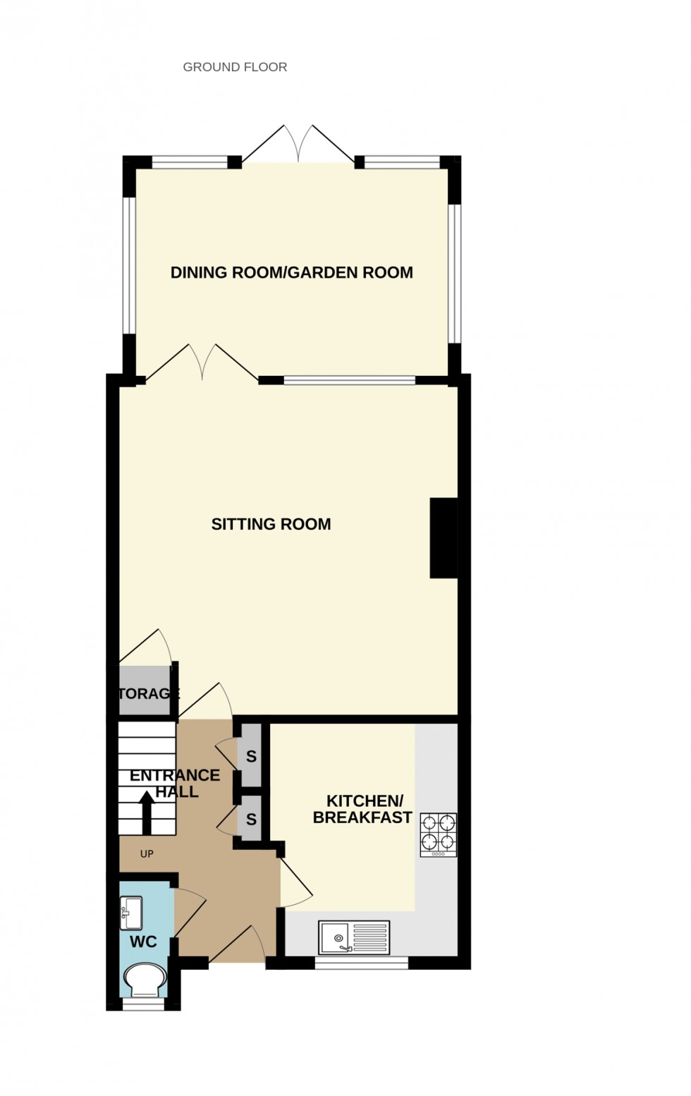 Floorplan for Harebell Close, Hartley Wintney