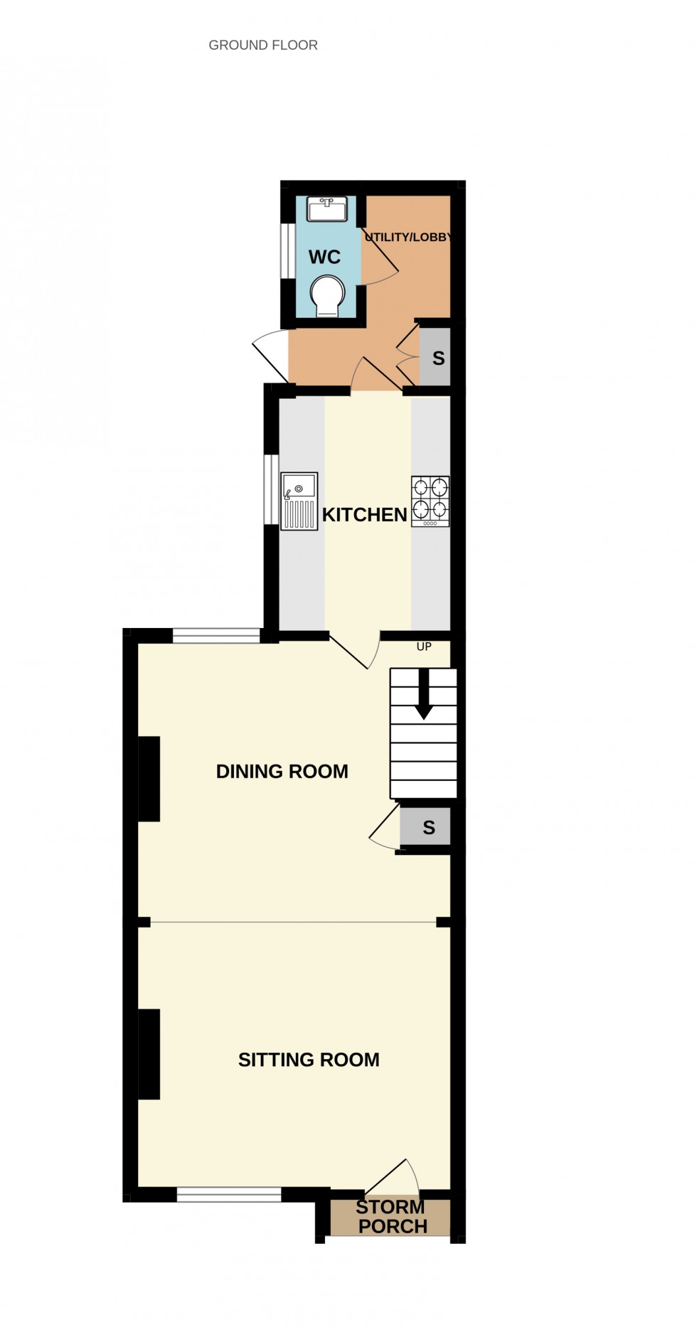 Floorplan for Oakland Terrace, Hartley Wintney