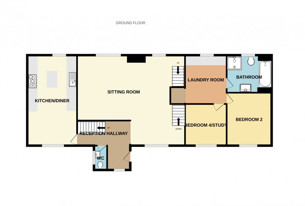 Floorplan for London Road, Hook
